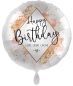Preview: Folienballon - Happy Birthday, Lebe Liebe Lache! - ø 43cm